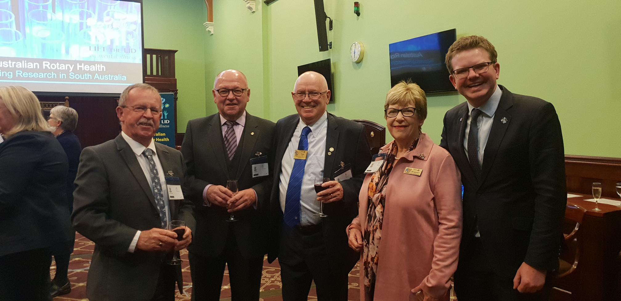 Australian Rotary Health Hon Geoff Brock MP